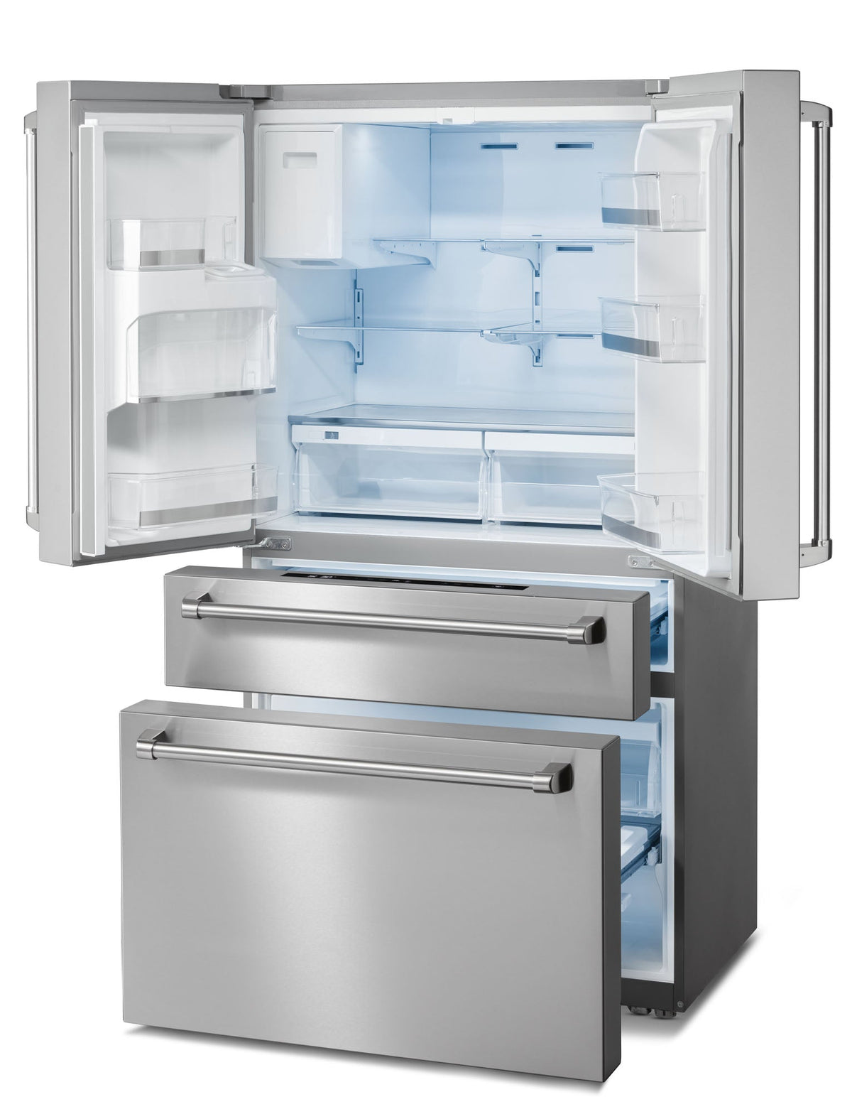 THOR Kitchen French Door Refrigerator 91cm 623L Stainless Steel TRF3601FD