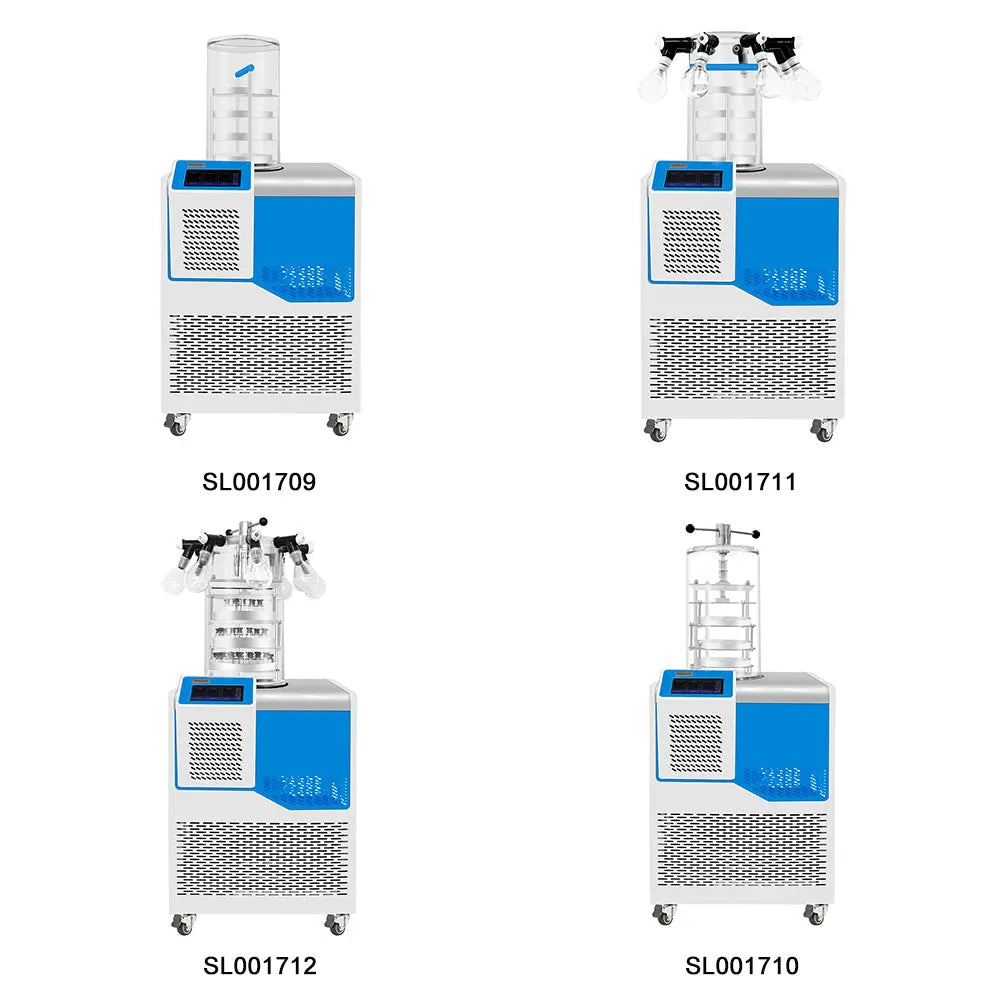 StonyLab Vertical Freeze Dryer with Vacuum Pump -80°C 4kg
