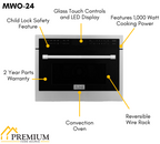ZLINE Built-In Convection Microwave MWO-24