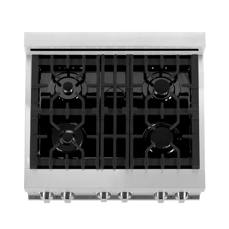 ZLINE Dual Fuel Convection Oven Range 4 Burners 76.2cm 113.3L RA30