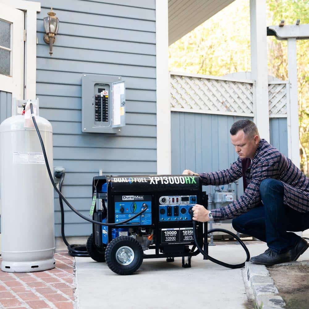 Duromax 13000/10500-Watt Dual Fuel Electric Start Gasoline/Propane Portable Home Power Back Up Generator with CO Alert Shutdown XP13000HX – Husdebook