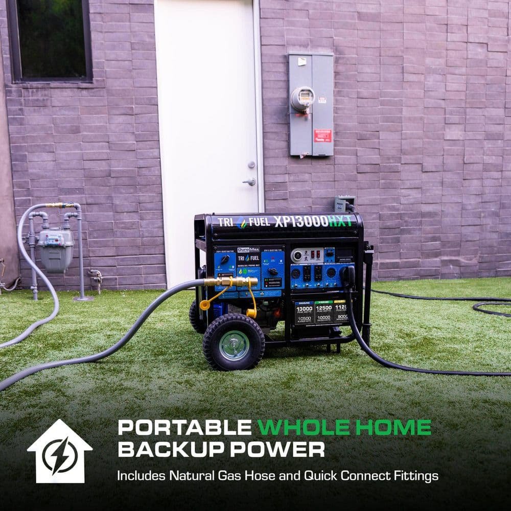 Duromax 13,000-Watt/10,500-Watt Tri-Fuel Remote Start Gasoline Propane Natural Gas Portable Generator with CO Alert XP13000HXT – Husdebook