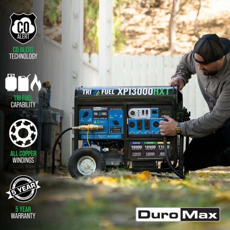 Duromax 15000-Watt /12000-Watt Remote Start Tri-Fuel EFI Gasoline Propane Natural Gas Power Portable Generator 50 States XP15000HXT+ – Husdebook