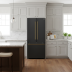 FORNO Espresso Gallipoli French Door Refrigerator 76cm 495.6L FFFFD1974-31BLK