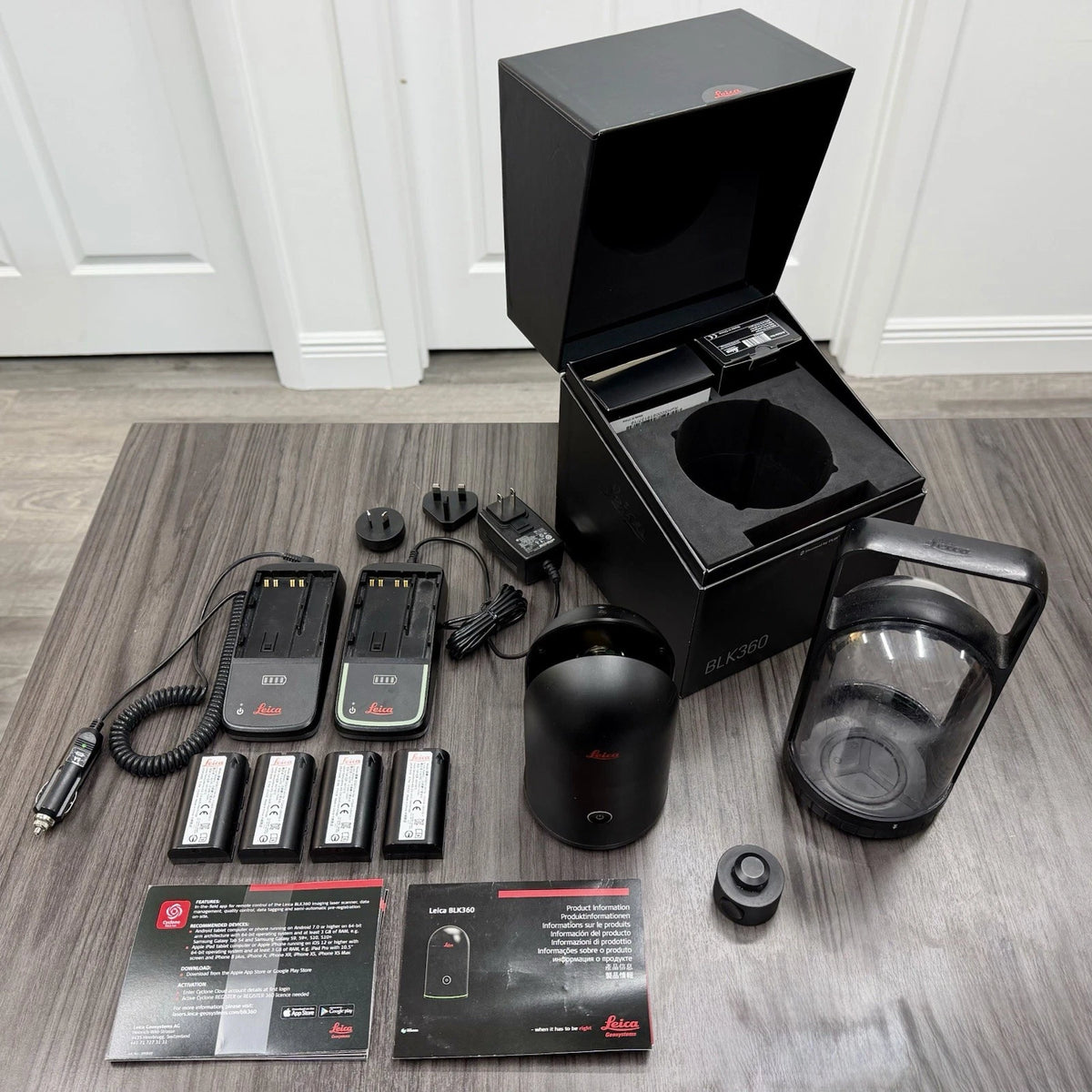 Leica BLK360 G1 Imaging Laser 3D Scanner with Accessories Bundle