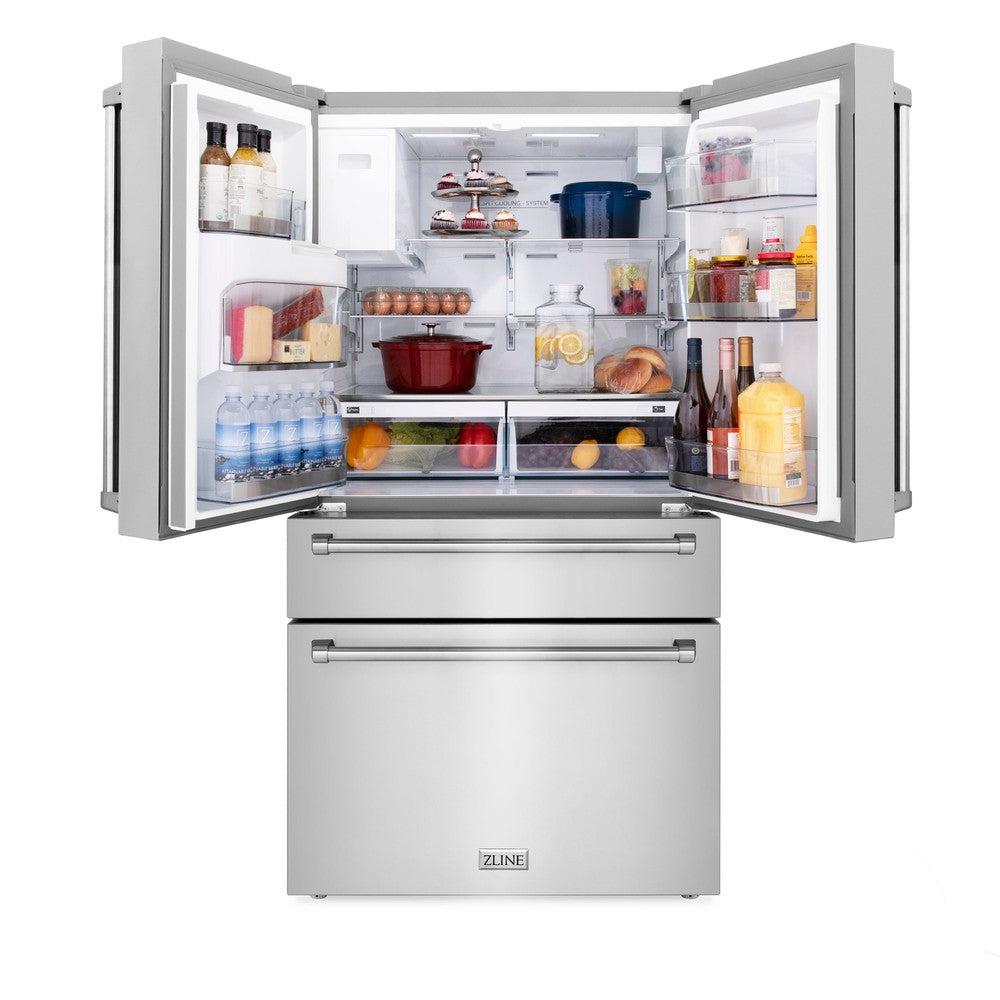 ZLINE French Door Refrigerator 91.4cm 611.6L RFM-W-36