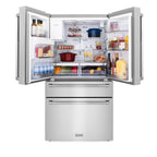 ZLINE French Door Refrigerator 91.4cm 611.6L RFM-W-36