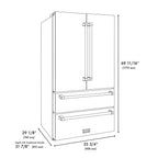 ZLINE French Door Refrigerator 90.9cm 637.1L RFM-36