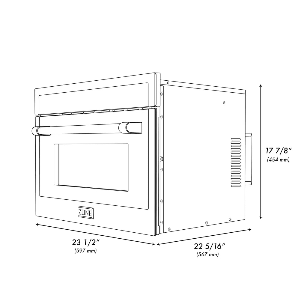 ZLINE Built-In Convection Microwave MWO-24