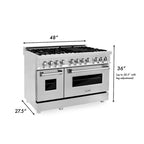 ZLINE Legacy Dual Fuel Range 7 Burners 121.9cm 169.9L RA48