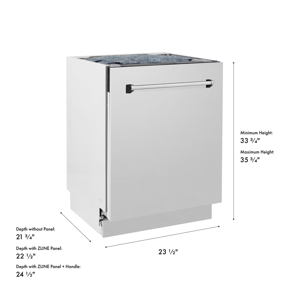 ZLINE Tallac Top Control Built-In Dishwasher 59.7cm DWV-304-24