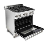 ZLINE Dual Fuel Convection Oven Range 4 Burners 76.2cm 113.3L RA30