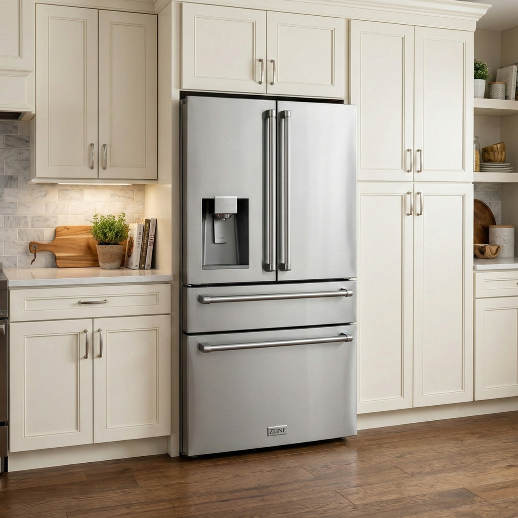 ZLINE French Door Refrigerator 91.4cm 611.6L RFM-W-36